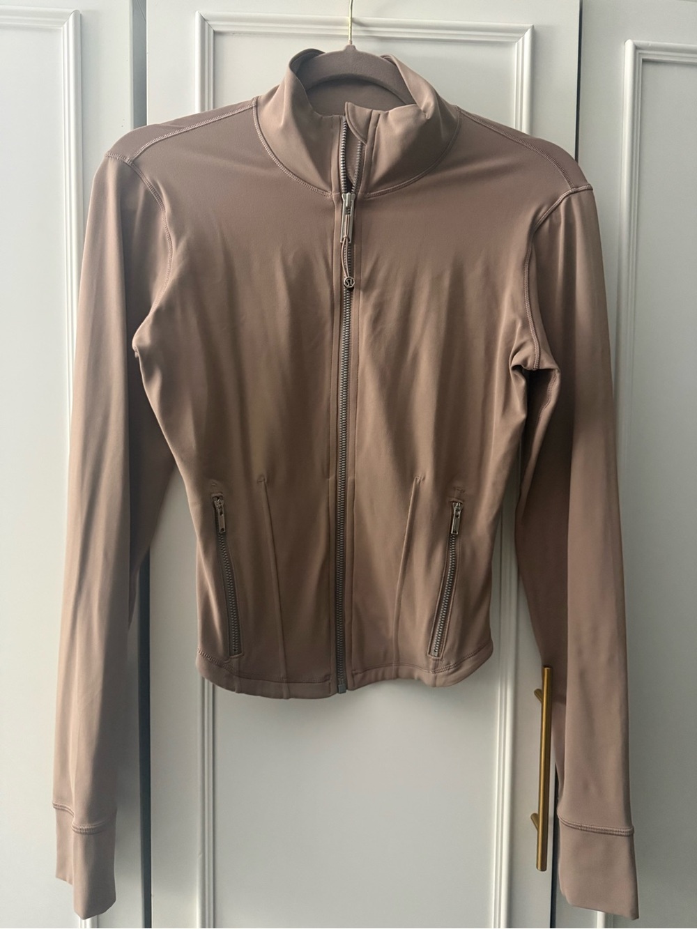 Lululemon Nulu Meshback Define Cropped size 8 in Ashen Rose